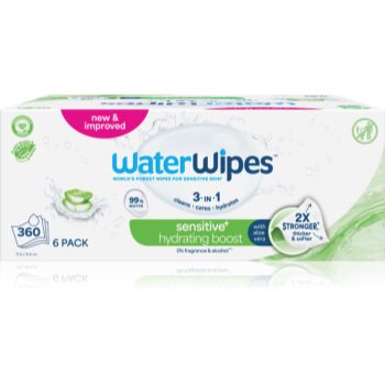 WaterWipes Hydrating Clean Servetele umede cu efect revigorant - imagine 2